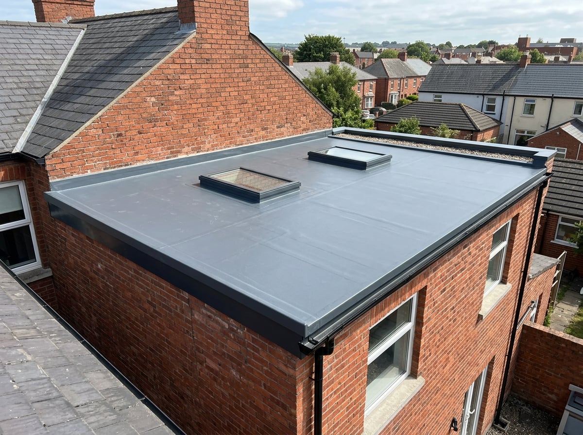 Flat Roofing on a UK home